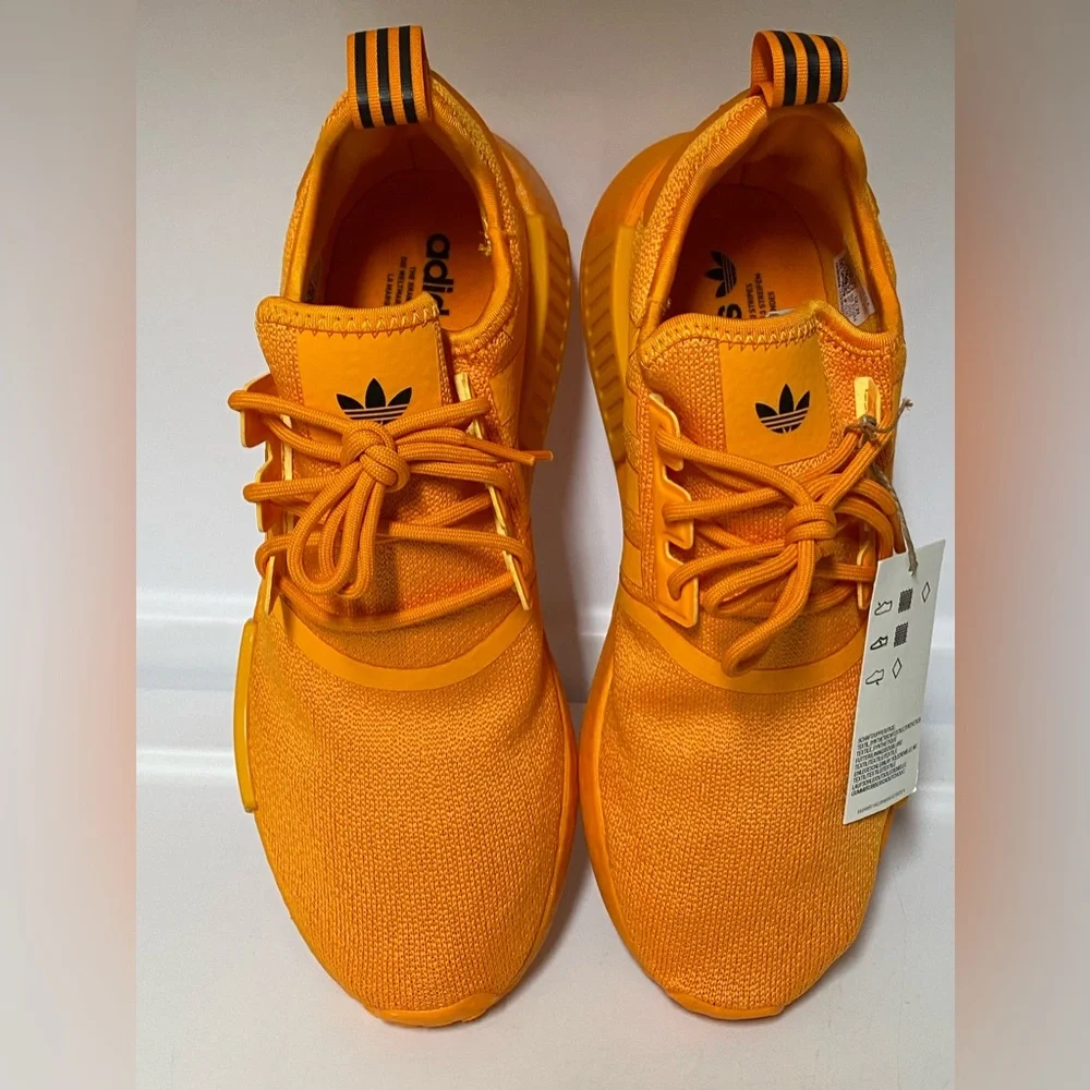 adidas NMD R1 Orange Womens Shoes new without box - Picture 4 of 10
